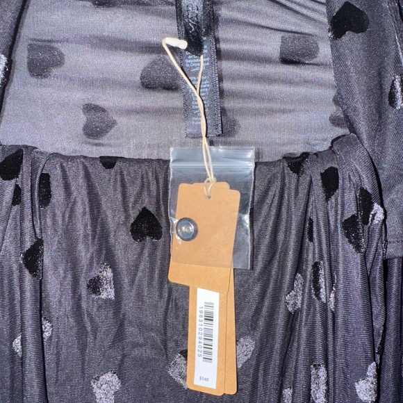 SKIMS Sheer Velvet Heart PJ Set - Picture 3 of 4